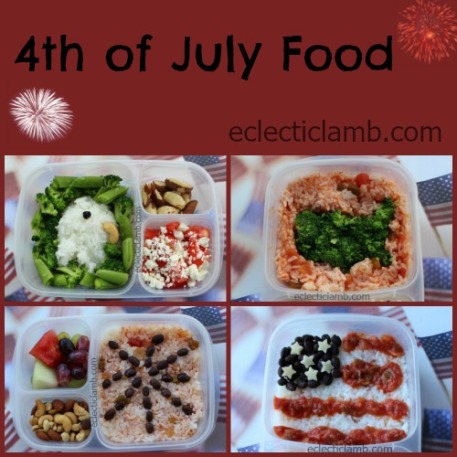 4th of July Food Collage