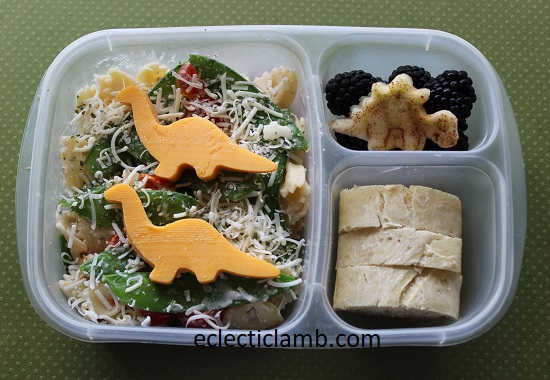 How to make an easy Dinosaur bento lunch 