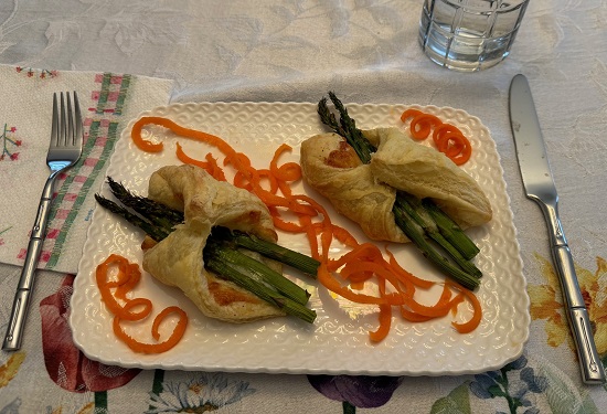 Asparagus Puff Pastry Dinner